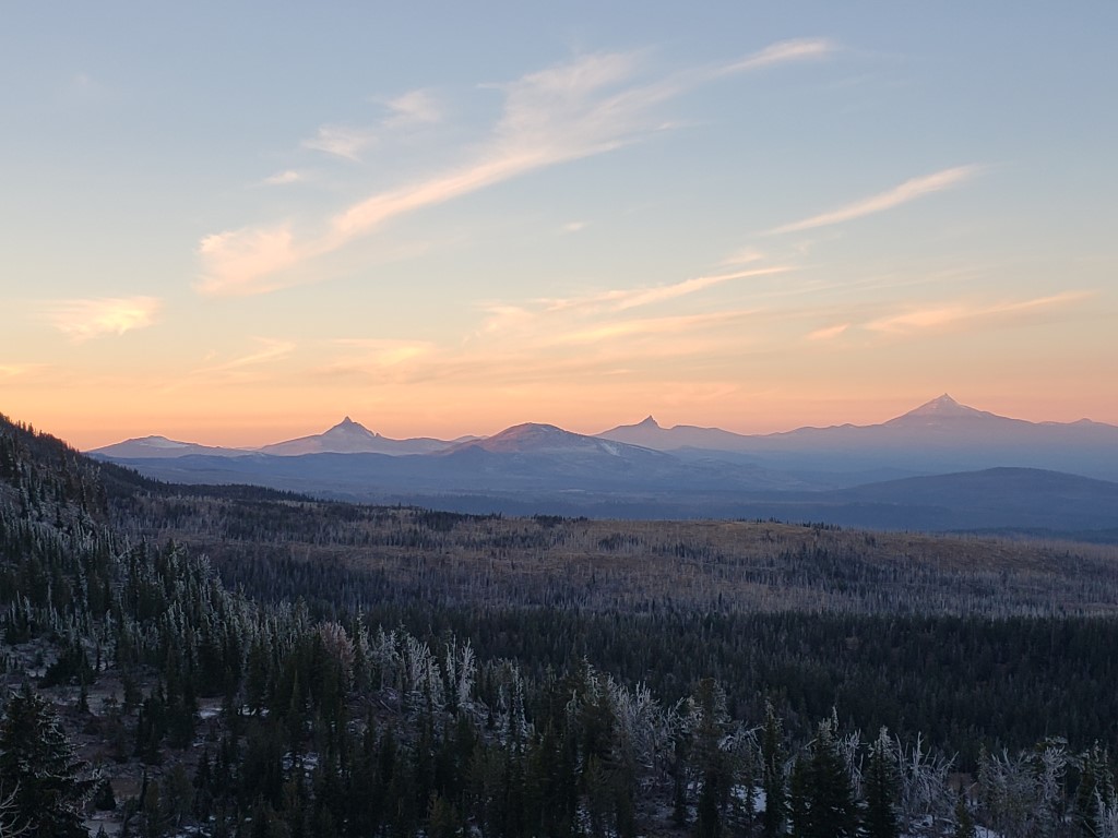 View from three sisters bend oregon