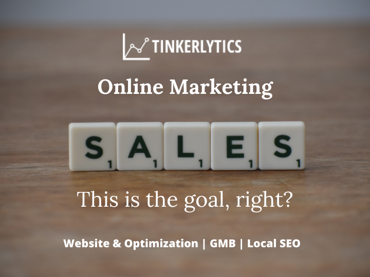 Image of Sales for Online marketing and google my business management