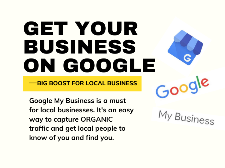 Decorative 'Get Your Business on Google' Image