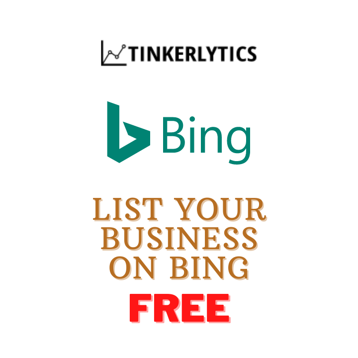 bing search logo and text list your business on bing for free